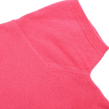 Chanel Ensemble Cardigan Short Sleeve Top Pink