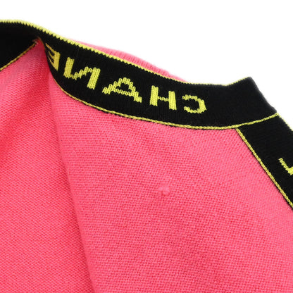 Chanel Ensemble Cardigan Short Sleeve Top Pink