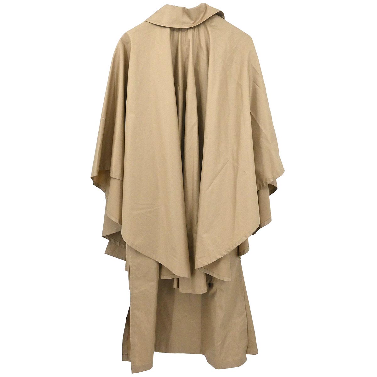 Yves Saint Laurent Storm Shield Sleeveless Coat Beige #34–36