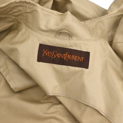 Yves Saint Laurent Storm Shield Sleeveless Coat Beige #34–36