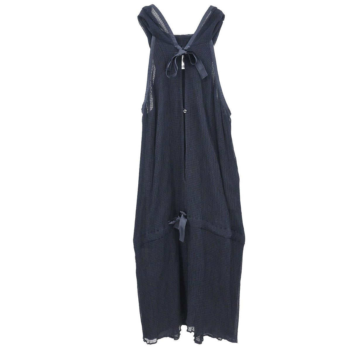 Chanel 2008 Sport Line Sleeveless Dress Navy #36