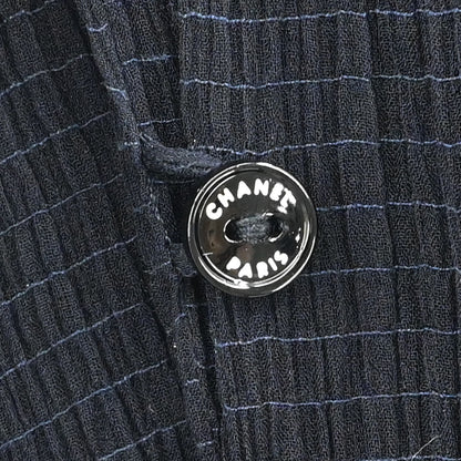 Chanel 2008 Sport Line Sleeveless Dress Navy #36