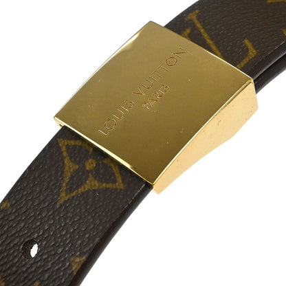 Louis Vuitton 2001 Monogram Ceinture Carre Belt M6800