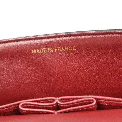 Chanel 1994-1996 Black Lambskin Small Classic Double Flap Shoulder Bag