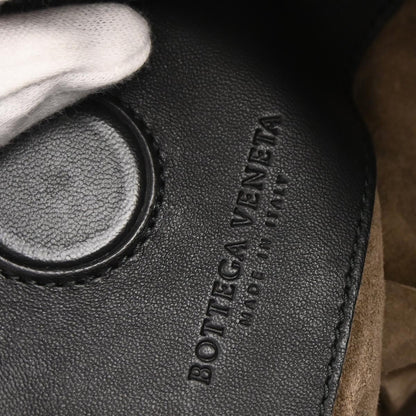 Bottega Veneta Black Intrecciato Fringe Tote Bag