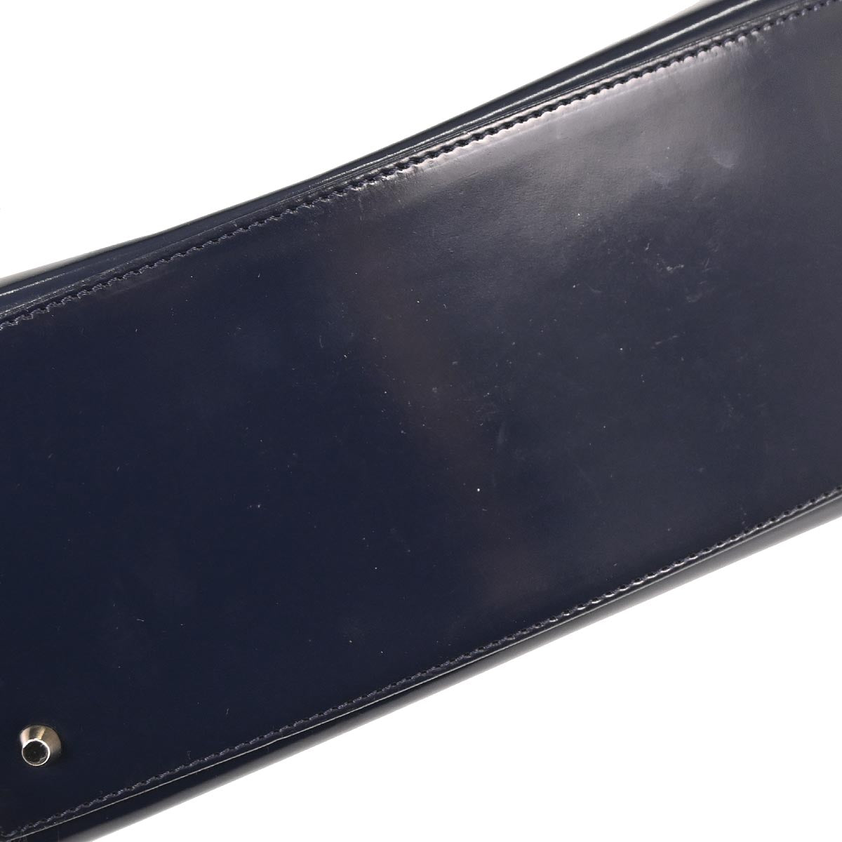 Christian Dior Navy Patent Leather Medium Lady Dior 2way Shoulder Handbag