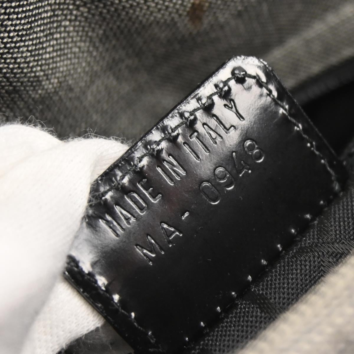 Christian Dior Gray Canvas Lady Dior 2way Shoulder Handbag