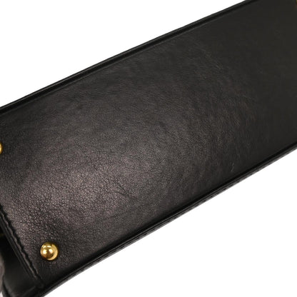 Chanel 1997-1999 Black Calfskin Shoulder Bag