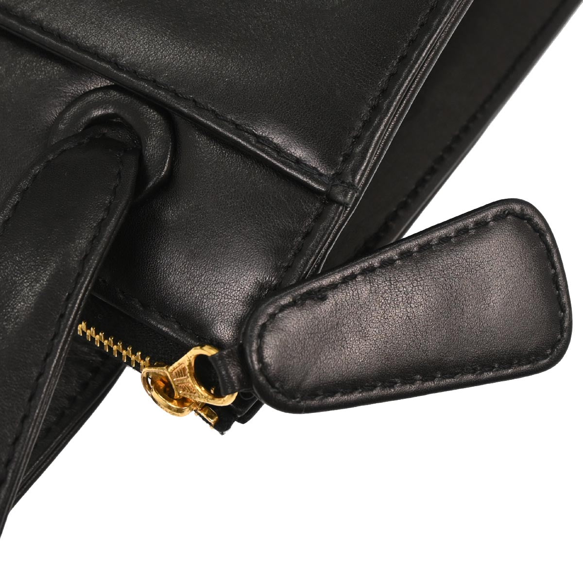 Chanel 1997-1999 Black Calfskin Shoulder Bag