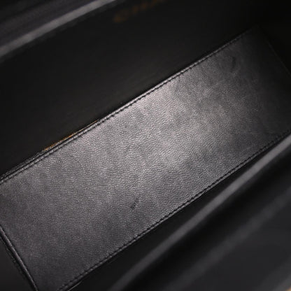 Chanel 1997-1999 Black Calfskin Shoulder Bag