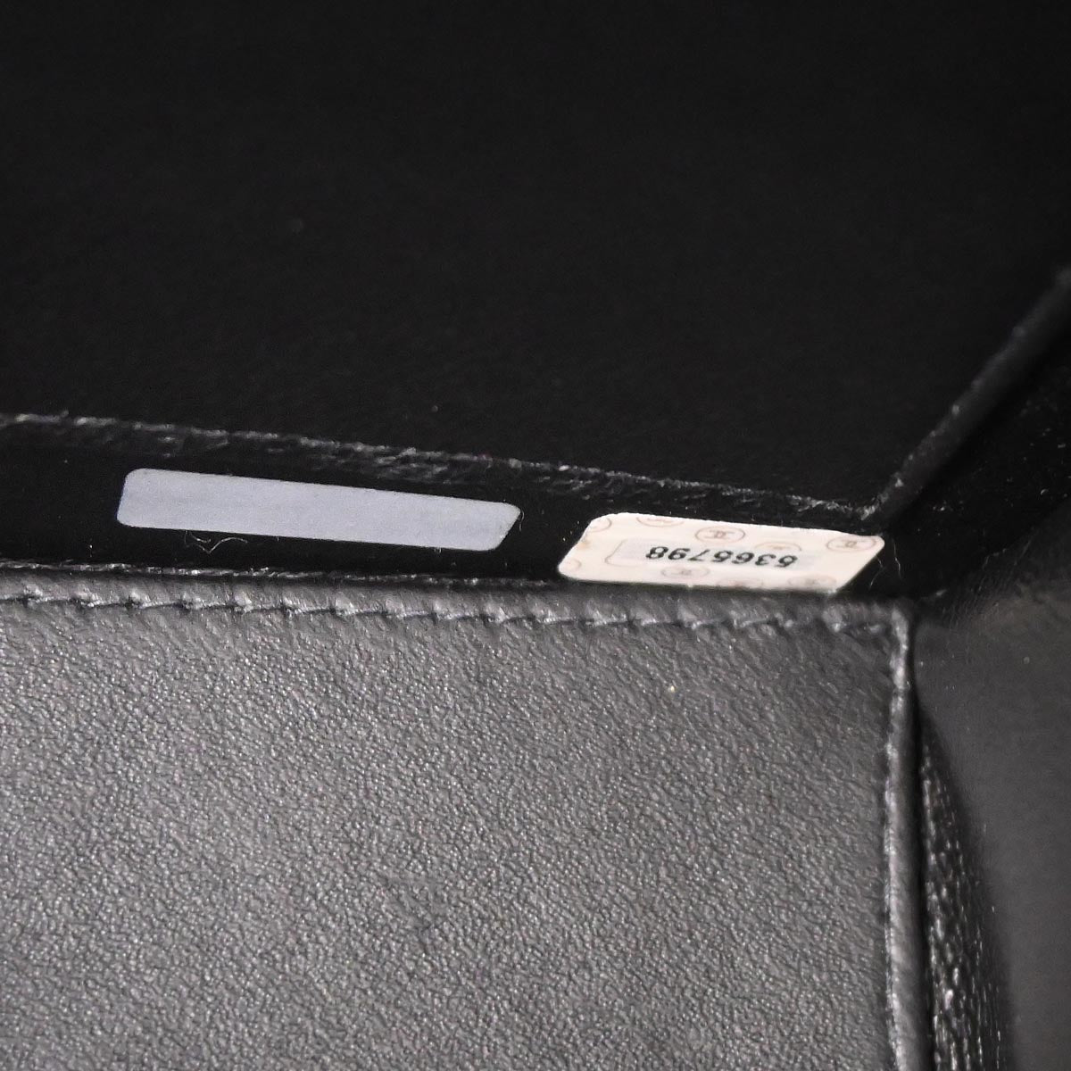 Chanel 1997-1999 Black Calfskin Shoulder Bag