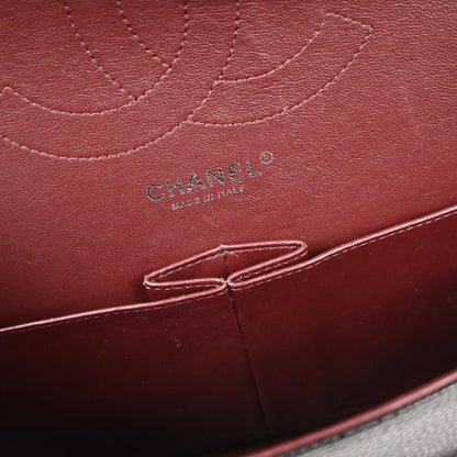 Chanel 2016-2017 Black Caviar Skin Jumbo Classic Double Flap Shoulder Bag