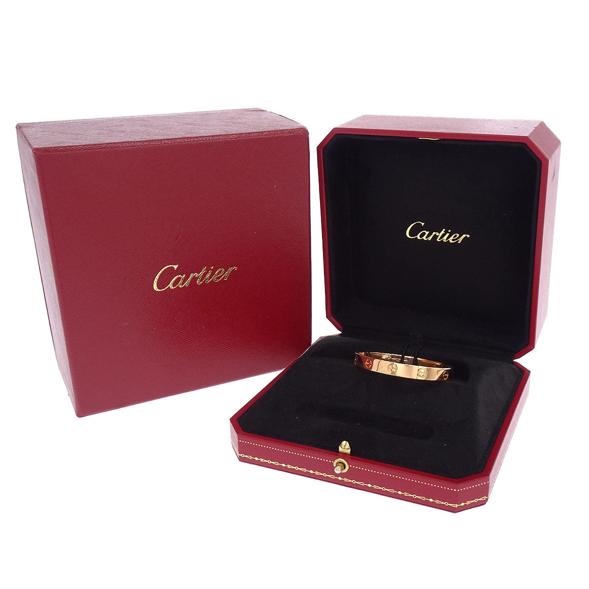 Cartier Love Bracelet Bangle WD1534 750 #16 Jewelry