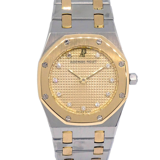 Audemars Piguet Royal Oak Mini Ref.66339SA Quartz Watch SS 18KYG