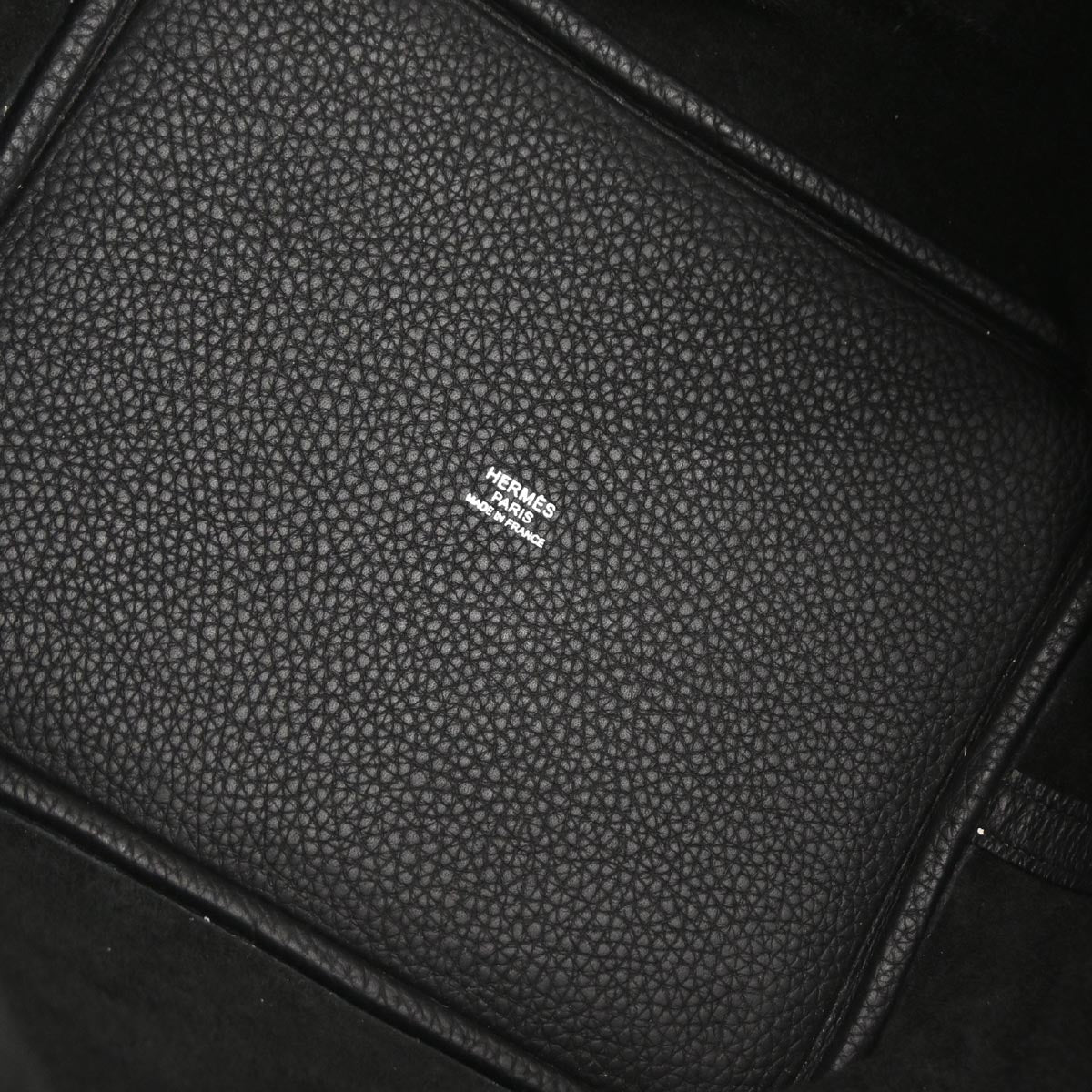 Hermes Black Taurillon Clemence Picotin Lock 22 MM Handbag