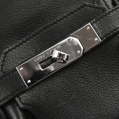 Hermes Black Veau Evergrain Birkin 30 Handbag