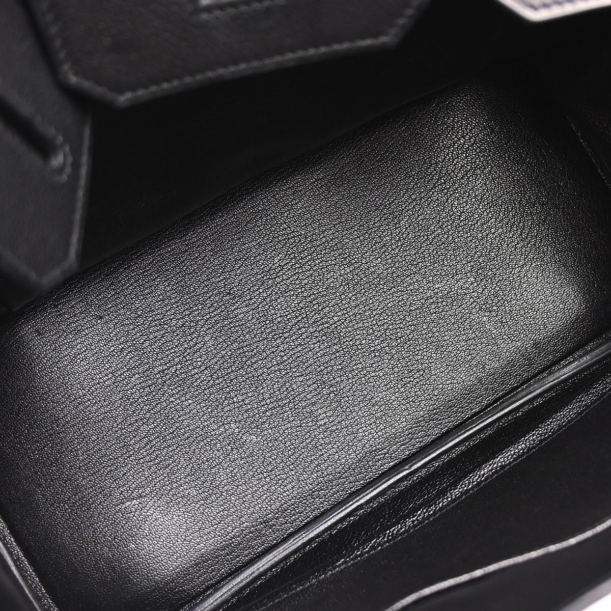 Hermes Black Veau Evergrain Birkin 30 Handbag