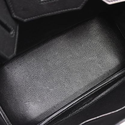 Hermes Black Veau Evergrain Birkin 30 Handbag