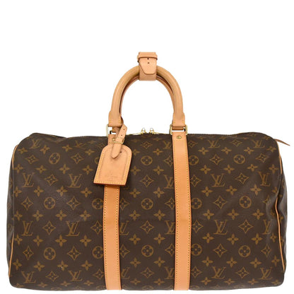 Louis Vuitton Monogram Keepall 45 Duffle Bag M41428