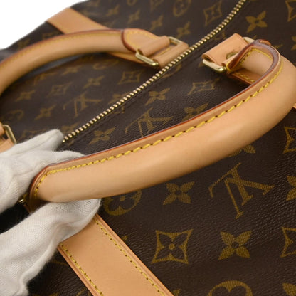 Louis Vuitton 2005 0Monogram Keepall Bandouliere 55 Duffle Bag M41414