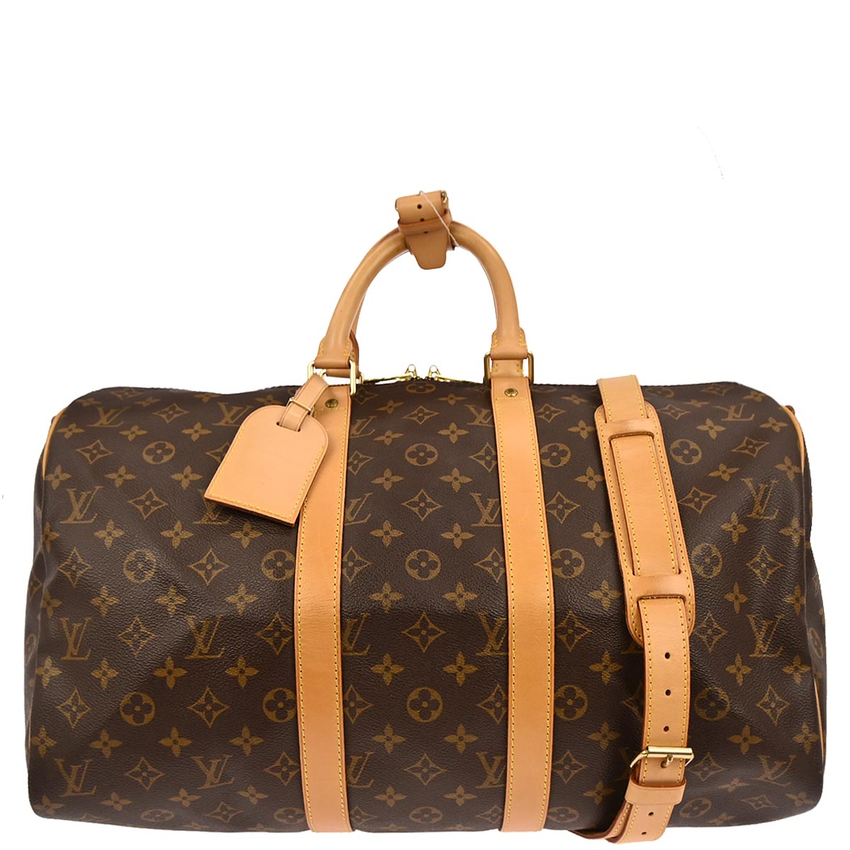 Louis Vuitton 1998 Monogram Keepall Bandouliere 45 Duffle Bag M41418