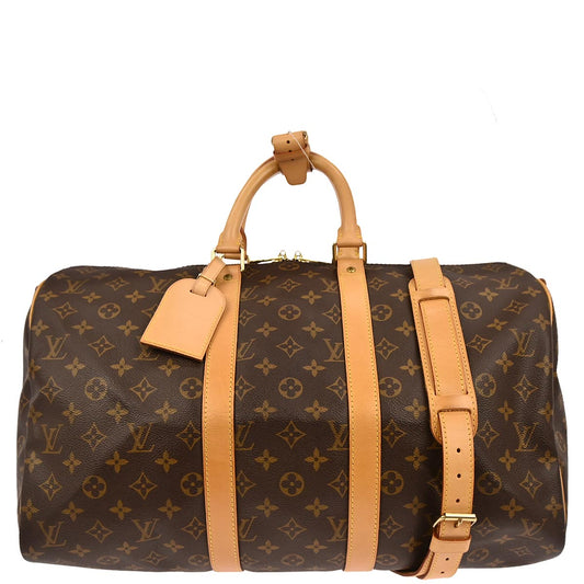 Louis Vuitton 1998 Monogram Keepall Bandouliere 45 Duffle Bag M41418