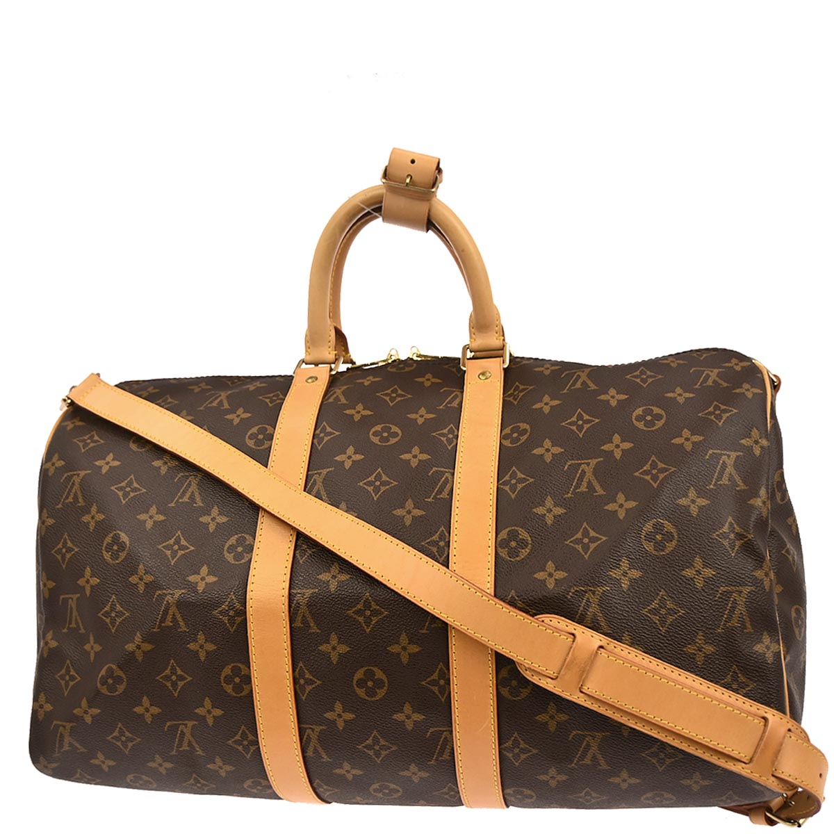 Louis Vuitton 1998 Monogram Keepall Bandouliere 45 Duffle Bag M41418