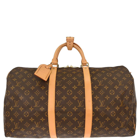 Louis Vuitton Monogram Keepall 50 Duffle Travel Handbag M41426