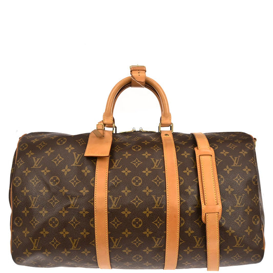 Louis Vuitton 1992 Monogram Keepall Bandouliere 50 Duffle Bag M41416