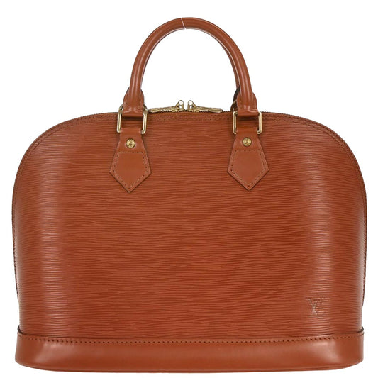 Louis Vuitton Brown Epi Alma Handbag M52143