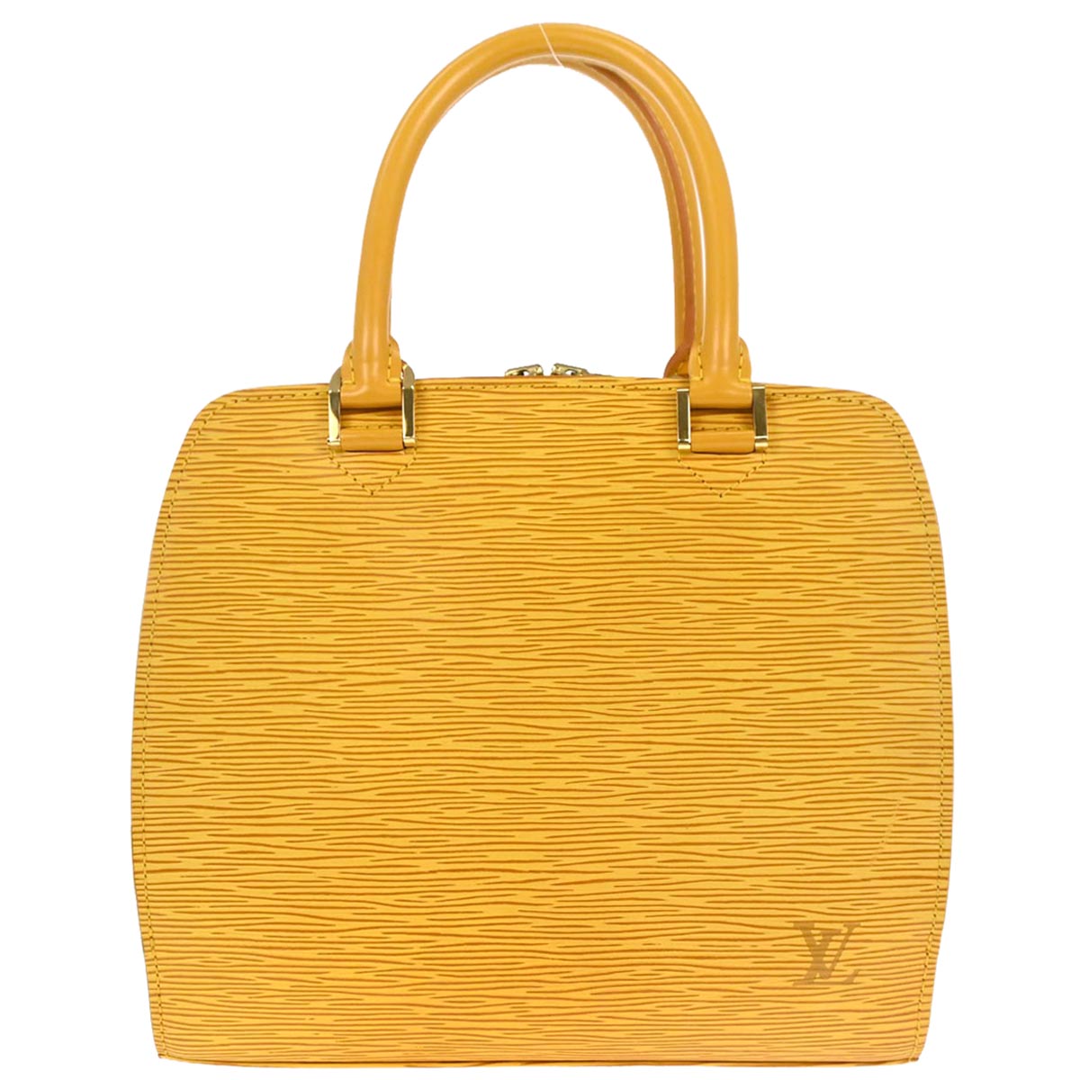 Louis Vuitton Yellow Epi Pont Neuf Handbag M52059