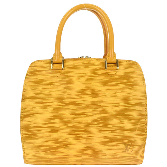 Louis Vuitton Yellow Epi Pont Neuf Handbag M52059