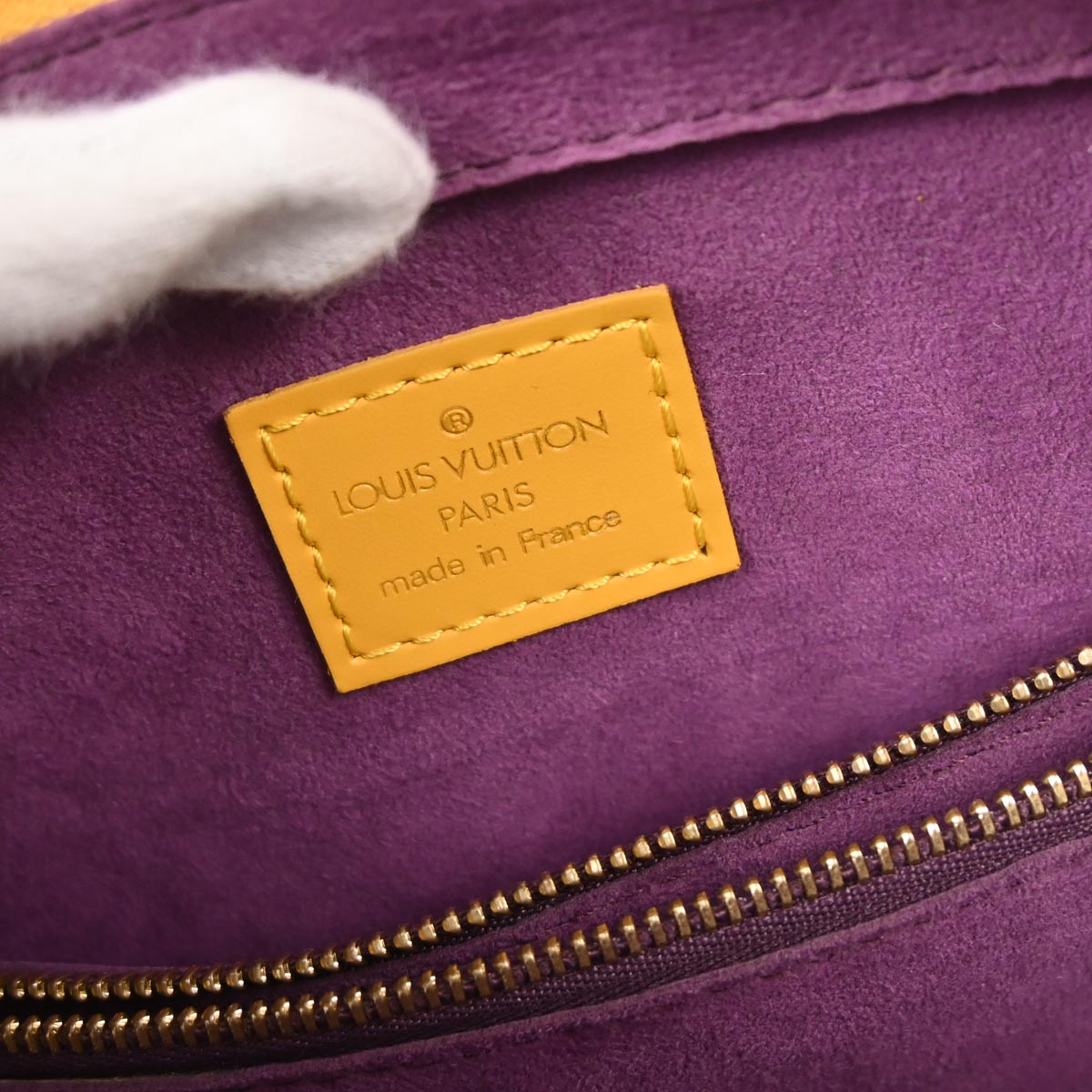 Louis Vuitton Yellow Epi Pont Neuf Handbag M52059