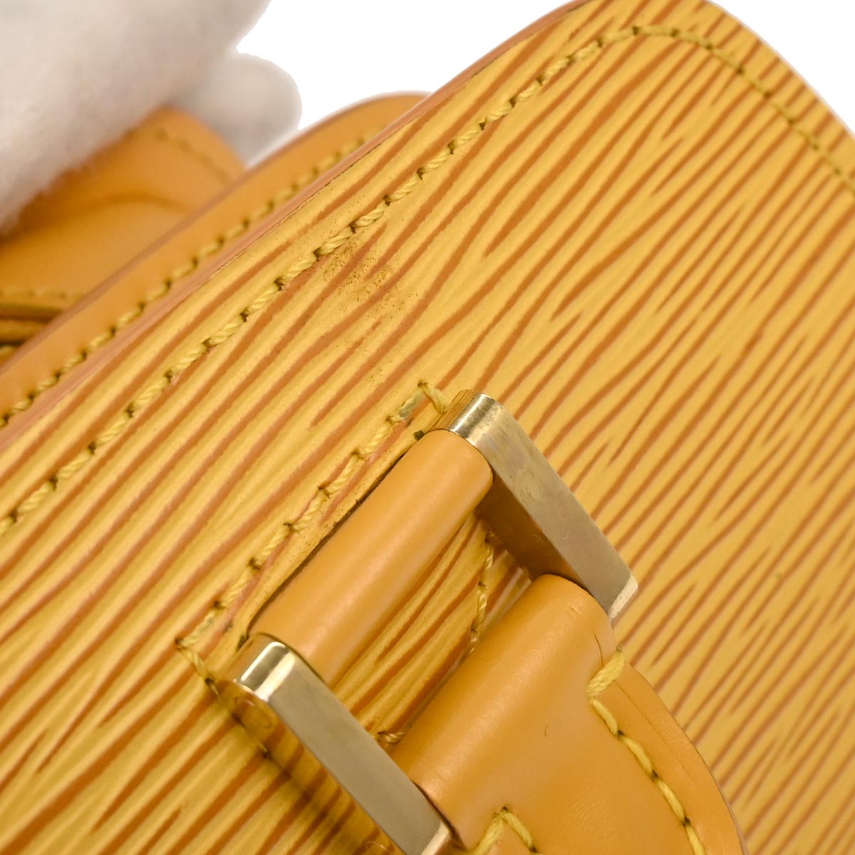 Louis Vuitton Yellow Epi Pont Neuf Handbag M52059