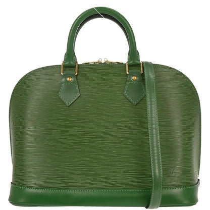 Louis Vuitton Green Epi Alma 2way Handbag M52144