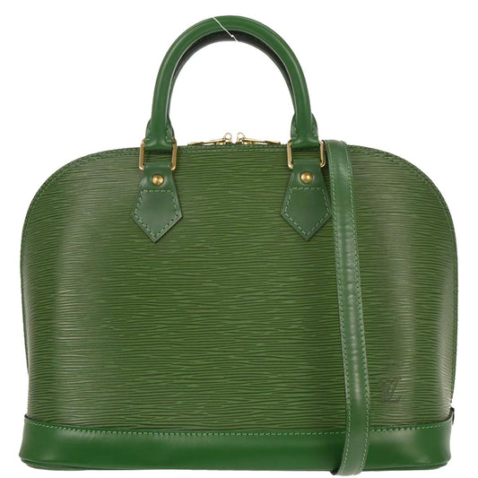 Louis Vuitton Green Epi Alma 2way Handbag M52144