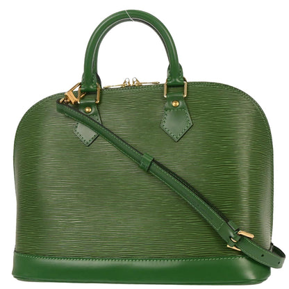 Louis Vuitton Green Epi Alma 2way Handbag M52144