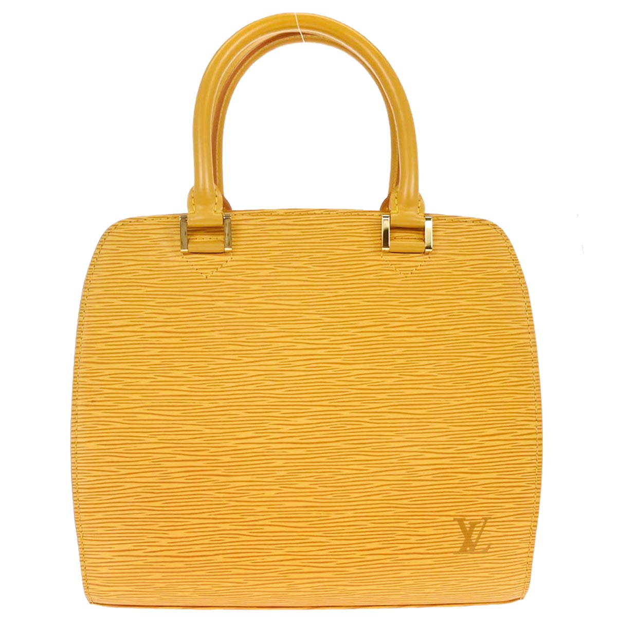 Louis Vuitton Yellow Epi Pont Neuf Handbag M52059