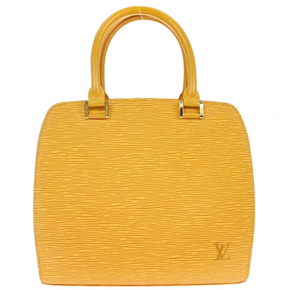 Louis Vuitton Yellow Epi Pont Neuf Handbag M52059