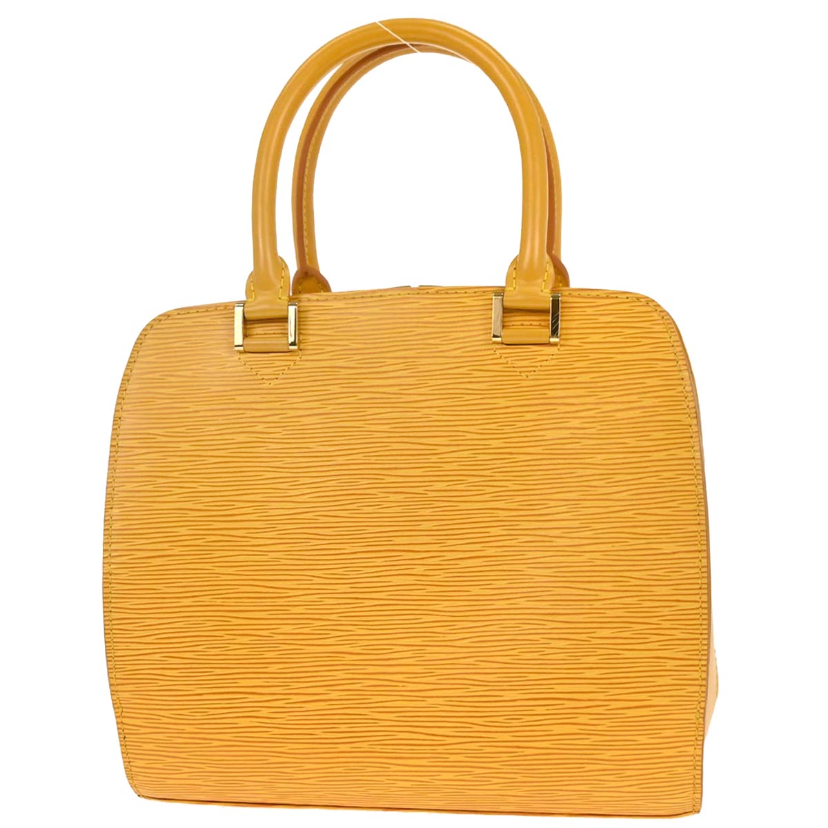 Louis Vuitton Yellow Epi Pont Neuf Handbag M52059