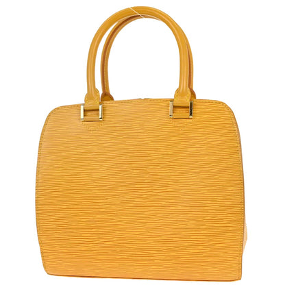 Louis Vuitton Yellow Epi Pont Neuf Handbag M52059