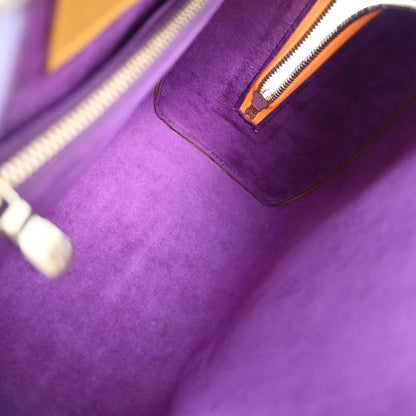 Louis Vuitton Yellow Epi Pont Neuf Handbag M52059