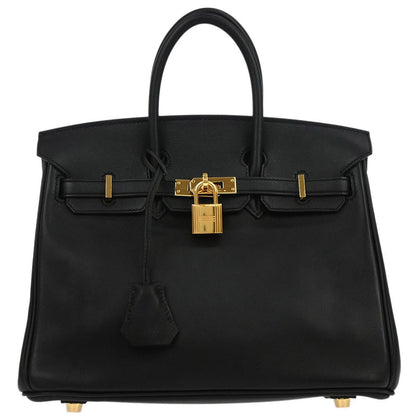 Hermes Black Swift Birkin 25 Handbag