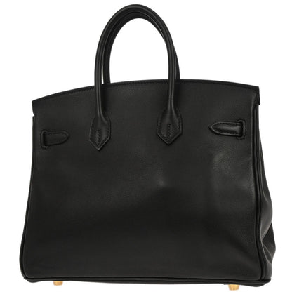 Hermes Black Swift Birkin 25 Handbag