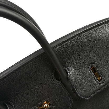 Hermes Black Swift Birkin 25 Handbag