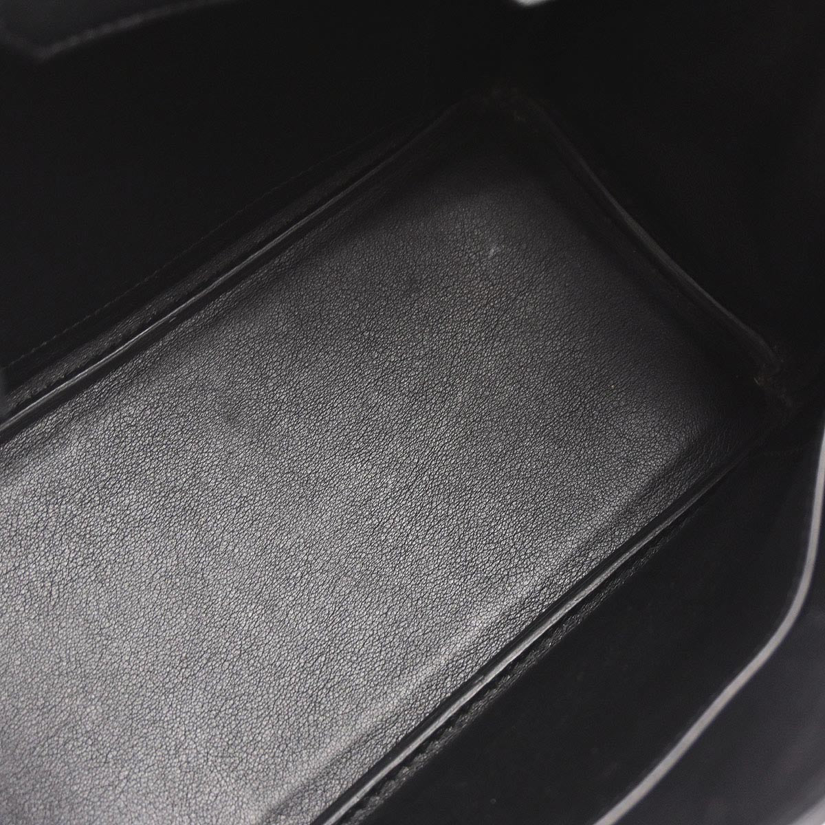 Hermes Black Swift Birkin 25 Handbag