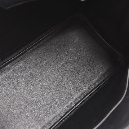 Hermes Black Swift Birkin 25 Handbag