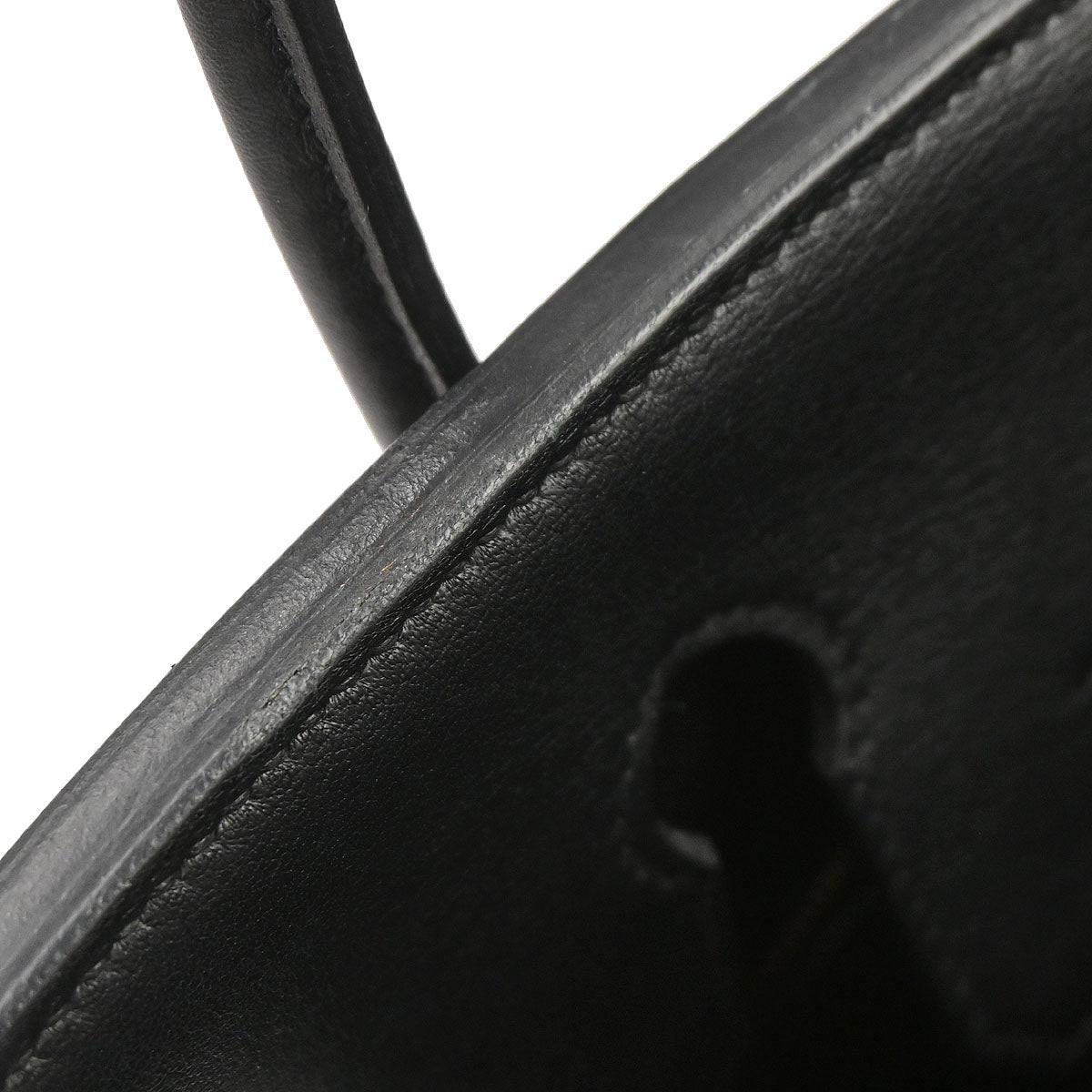 Hermes Black Swift Birkin 25 Handbag