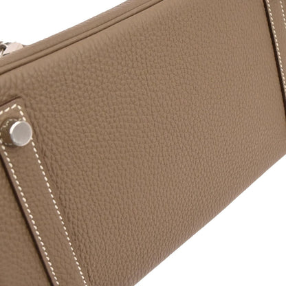 Hermes Etoupe Gray Togo Birkin 25 Handbag