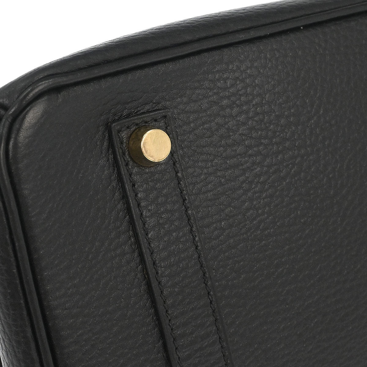 Hermes Black Ardennes Birkin 35 Handbag